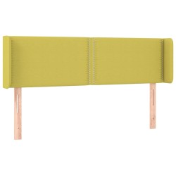 vidaXL Kopfteil mit Ohren Grün 147x16x78/88 cm Stoff