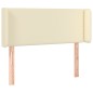 vidaXL Kopfteil mit Ohren Creme 103x16x78/88 cm Kunstleder vidaXL Kopfteil mit Ohren Creme 103x16x78/88 cm Kunstleder