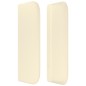 vidaXL Kopfteil mit Ohren Creme 103x16x78/88 cm Kunstleder vidaXL Kopfteil mit Ohren Creme 103x16x78/88 cm Kunstleder