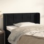 vidaXL Kopfteil mit Ohren Schwarz 83x16x78/88 cm Samt vidaXL Kopfteil mit Ohren Schwarz 83x16x78/88 cm Samt