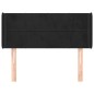 vidaXL Kopfteil mit Ohren Schwarz 83x16x78/88 cm Samt vidaXL Kopfteil mit Ohren Schwarz 83x16x78/88 cm Samt