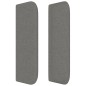 vidaXL Kopfteil mit Ohren Dunkelgrau 163x16x78/88 cm Stoff vidaXL Kopfteil mit Ohren Dunkelgrau 163x16x78/88 cm Stoff