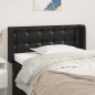 vidaXL Kopfteil mit Ohren Schwarz 103x16x78/88 cm Kunstleder vidaXL Kopfteil mit Ohren Schwarz 103x16x78/88 cm Kunstleder