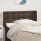 vidaXL Kopfteil mit Ohren Braun 93x16x78/88 cm Kunstleder vidaXL Kopfteil mit Ohren Braun 93x16x78/88 cm Kunstleder