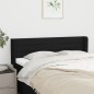 vidaXL Kopfteil mit Ohren Schwarz 147x16x78/88 cm Stoff vidaXL Kopfteil mit Ohren Schwarz 147x16x78/88 cm Stoff