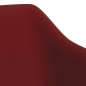 Esszimmerstühle 2 Stk. Drehbar Weinrot Samt Esszimmerstühle 2 Stk. Drehbar Weinrot Samt