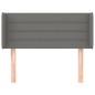 vidaXL Kopfteil mit Ohren Dunkelgrau 93x16x78/88 cm Stoff vidaXL Kopfteil mit Ohren Dunkelgrau 93x16x78/88 cm Stoff