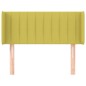 vidaXL Kopfteil mit Ohren Grün 103x16x78/88 cm Stoff
