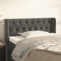 vidaXL Kopfteil mit Ohren Dunkelgrau 93x16x78/88 cm Samt vidaXL Kopfteil mit Ohren Dunkelgrau 93x16x78/88 cm Samt