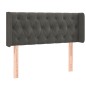 vidaXL Kopfteil mit Ohren Dunkelgrau 93x16x78/88 cm Samt vidaXL Kopfteil mit Ohren Dunkelgrau 93x16x78/88 cm Samt