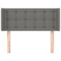 vidaXL Kopfteil mit Ohren Dunkelgrau 103x16x78/88 cm Stoff vidaXL Kopfteil mit Ohren Dunkelgrau 103x16x78/88 cm Stoff