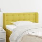 vidaXL Kopfteil mit Ohren Grün 103x16x78/88 cm Stoff
