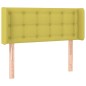vidaXL Kopfteil mit Ohren Grün 103x16x78/88 cm Stoff