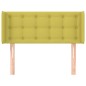 vidaXL Kopfteil mit Ohren Grün 103x16x78/88 cm Stoff