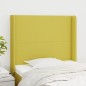 vidaXL Kopfteil mit Ohren Grün 103x16x118/128 cm Stoff vidaXL Kopfteil mit Ohren Grün 103x16x118/128 cm Stoff