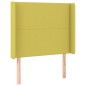 vidaXL Kopfteil mit Ohren Grün 103x16x118/128 cm Stoff vidaXL Kopfteil mit Ohren Grün 103x16x118/128 cm Stoff