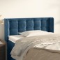 vidaXL Kopfteil mit Ohren Dunkelblau 103x16x78/88 cm Samt vidaXL Kopfteil mit Ohren Dunkelblau 103x16x78/88 cm Samt