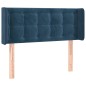 vidaXL Kopfteil mit Ohren Dunkelblau 103x16x78/88 cm Samt vidaXL Kopfteil mit Ohren Dunkelblau 103x16x78/88 cm Samt