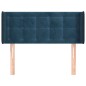 vidaXL Kopfteil mit Ohren Dunkelblau 103x16x78/88 cm Samt vidaXL Kopfteil mit Ohren Dunkelblau 103x16x78/88 cm Samt