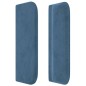 vidaXL Kopfteil mit Ohren Dunkelblau 103x16x78/88 cm Samt vidaXL Kopfteil mit Ohren Dunkelblau 103x16x78/88 cm Samt