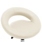 Esszimmerstühle 2 Stk. Drehbar Creme Kunstleder Esszimmerstühle 2 Stk. Drehbar Creme Kunstleder