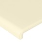 vidaXL Kopfteil mit Ohren Creme 147x16x118/128 cm Kunstleder vidaXL Kopfteil mit Ohren Creme 147x16x118/128 cm Kunstleder