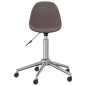Esszimmerstühle 2 Stk. Drehbar Taupe Stoff Esszimmerstühle 2 Stk. Drehbar Taupe Stoff
