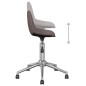 Esszimmerstühle 2 Stk. Drehbar Taupe Stoff Esszimmerstühle 2 Stk. Drehbar Taupe Stoff