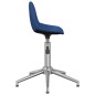 Esszimmerstühle 2 Stk. Drehbar Blau Stoff Esszimmerstühle 2 Stk. Drehbar Blau Stoff