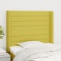 vidaXL Kopfteil mit Ohren Grün 103x16x118/128 cm Stoff vidaXL Kopfteil mit Ohren Grün 103x16x118/128 cm Stoff