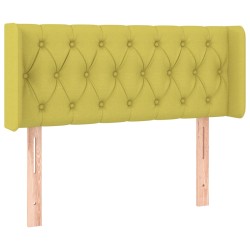 vidaXL Kopfteil mit Ohren Grün 103x16x78/88 cm Stoff
