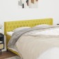 vidaXL Kopfteil mit Ohren Grün 203x16x78/88 cm Stoff vidaXL Kopfteil mit Ohren Grün 203x16x78/88 cm Stoff