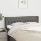 vidaXL Kopfteil mit Ohren Dunkelgrau 163x16x78/88 cm Stoff vidaXL Kopfteil mit Ohren Dunkelgrau 163x16x78/88 cm Stoff