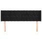 vidaXL Kopfteil mit Ohren Schwarz 147x16x78/88 cm Samt vidaXL Kopfteil mit Ohren Schwarz 147x16x78/88 cm Samt