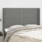 vidaXL Kopfteil mit Ohren Dunkelgrau 147x16x118/128 cm Stoff vidaXL Kopfteil mit Ohren Dunkelgrau 147x16x118/128 cm Stoff