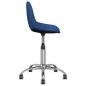 Esszimmerstühle 2 Stk. Drehbar Blau Stoff Esszimmerstühle 2 Stk. Drehbar Blau Stoff