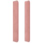 vidaXL Kopfteil mit Ohren Rosa 93x16x118/128 cm Samt