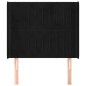 vidaXL Kopfteil mit Ohren Schwarz 103x16x118/128 cm Samt vidaXL Kopfteil mit Ohren Schwarz 103x16x118/128 cm Samt