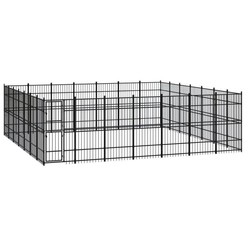vidaXL Outdoor-Hundezwinger Stahl 45,16 m² vidaXL Outdoor-Hundezwinger Stahl 45,16 m²