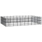 vidaXL Outdoor-Hundezwinger Stahl 55,3 m² vidaXL Outdoor-Hundezwinger Stahl 55,3 m²