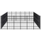 vidaXL Outdoor-Hundezwinger Stahl 55,3 m² vidaXL Outdoor-Hundezwinger Stahl 55,3 m²