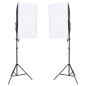vidaXL Fotostudio-Set mit Beleuchtung und Hintergrund vidaXL Fotostudio-Set mit Beleuchtung und Hintergrund