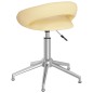 Esszimmerstühle 2 Stk. Drehbar Creme Kunstleder Esszimmerstühle 2 Stk. Drehbar Creme Kunstleder