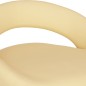 Esszimmerstühle 2 Stk. Drehbar Creme Kunstleder Esszimmerstühle 2 Stk. Drehbar Creme Kunstleder