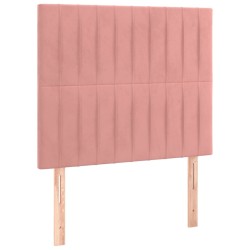 vidaXL Kopfteile 2 Stk. Rosa 80x5x78/88 cm Samt