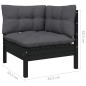 vidaXL 8-tlg. Garten-Lounge-Set mit Kissen Kiefer Massivholz vidaXL 8-tlg. Garten-Lounge-Set mit Kissen Kiefer Massivholz