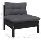 vidaXL 8-tlg. Garten-Lounge-Set mit Kissen Kiefer Massivholz vidaXL 8-tlg. Garten-Lounge-Set mit Kissen Kiefer Massivholz