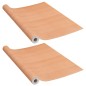 vidaXL Selbstklebende Möbelfolie Japanische Eiche 500 x 90 cm PVC vidaXL Selbstklebende Möbelfolie Japanische Eiche 500 x 90 cm PVC
