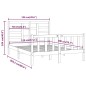 vidaXL Massivholzbett Kiefer 120x200 cm vidaXL Massivholzbett Kiefer 120x200 cm
