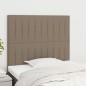 vidaXL Kopfteile 2 Stk. Taupe 90x5x78/88 cm Stoff vidaXL Kopfteile 2 Stk. Taupe 90x5x78/88 cm Stoff